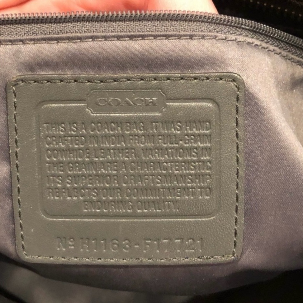 Coach Gallery Metallic Bronze Signature Lurex Tote - Picture 3 of 14